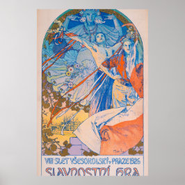Alphonse Mucha Poster voor Sokol (1926)