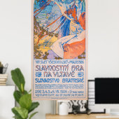 Alphonse Mucha Poster voor Sokol (1926) (Thuiskantoor)