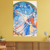 Alphonse Mucha Poster voor Sokol (1926) Canvas Afdruk (Insitu (Woonkamer))