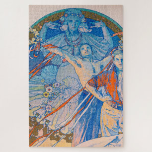 Alphonse Mucha Poster voor Sokol (1926) Legpuzzel