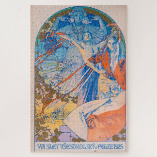 Alphonse Mucha Poster voor Sokol (1926) Legpuzzel