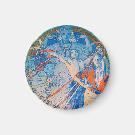 Alphonse Mucha Poster voor Sokol (1926) Magneet