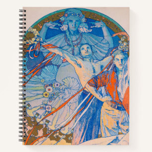 Alphonse Mucha Poster voor Sokol (1926) Notitieboek