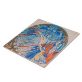 Alphonse Mucha Poster voor Sokol (1926) Tegeltje (Zijkant)