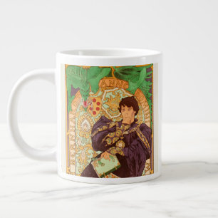 Alphonse Mucha Prince en Dragon Extra Grote Beker