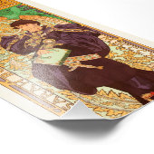 Alphonse Mucha Prince en Dragon Foto Afdruk (Hoek)