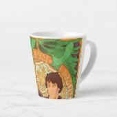 Alphonse Mucha Prince en Dragon Latte Mok (Rechterhoek)