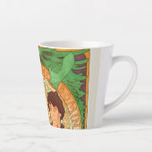 Alphonse Mucha Prince en Dragon Latte Mok (Rechts)