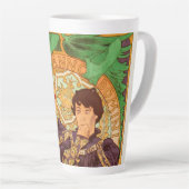 Alphonse Mucha Prince en Dragon Latte Mok (Rechterhoek)