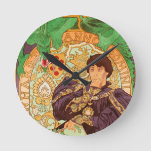 Alphonse Mucha Prince en Dragon Ronde Klok