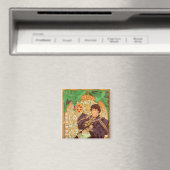 Alphonse Mucha Prince et Dragon Magnet (In Situ (Lave-vaisselle))