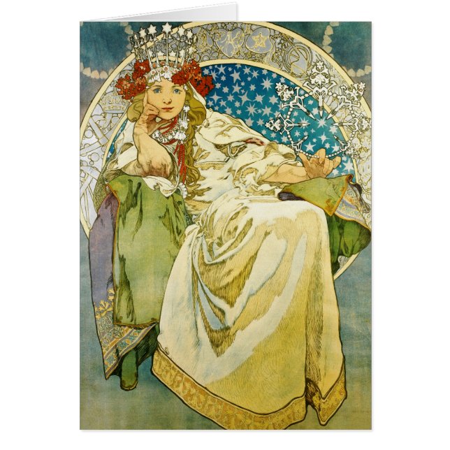 Alphonse Mucha Princess Hyacinth Art Nouveau (Devant)
