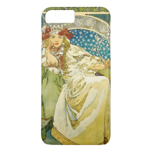 Alphonse Mucha Princess Hyacinth Art Nouveau iPhone 8 Plus / 7 Plus Hoesje