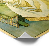 Alphonse Mucha Princess Hyacinth Art Nouveau Poster (Hoek)