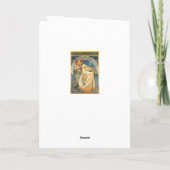ALPHONSE MUCHA "PRINCESS HYACINTH" CARTE DE SALUT (Dos)