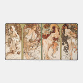 Alphonse Mucha Quatre Saisons Panneau Art nouveau (Recto)