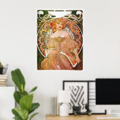 Alphonse Mucha, Reverie/Daydroom, 1896. Poster (Thuiskantoor)
