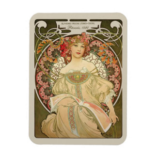 Alphonse Mucha Rêverie Daydroom CC0878 Art Nouveau Magneet