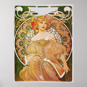 Alphonse Mucha Reverie Daydroom Poster