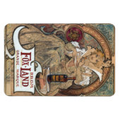 Alphonse Mucha Rum Magnet (Horizontal)
