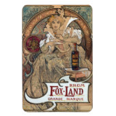 Alphonse Mucha Rum Magnet (Vertical)