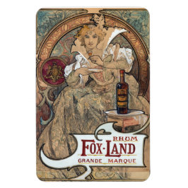 Alphonse Mucha Rum Magnet Magneet