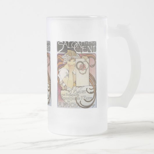 Alphonse Mucha Salon des Cent Mug (Droit)