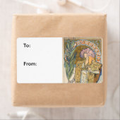 Alphonse Mucha - Sarah Bernhard Painting Etiket (Insitu)