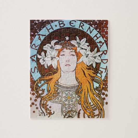 Alphonse Mucha Sarah Bernhardt  Art Nouveau Legpuzzel (Verticaal)
