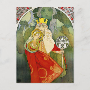 Alphonse Mucha Sokol Festival Briefkaart