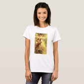 Alphonse Mucha Spirit of Spring T-shirt (Voorkant volledig)