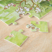 Alphonse Mucha Spring Floral  Art Nouveau Legpuzzel (Zijkant)