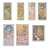Alphonse Mucha Sticker Assortiment 1 (Voorkant)