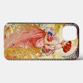 Alphonse Mucha Summer Case-Mate iPhone Case (Achterkant (horizontaal))