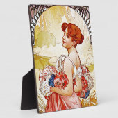 Alphonse Mucha Summer Fotoplaat (Zijkant)