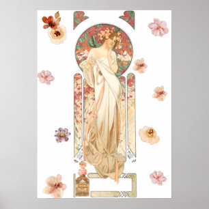 Alphonse Mucha - Sylvanis Essence Lithograaf Poster