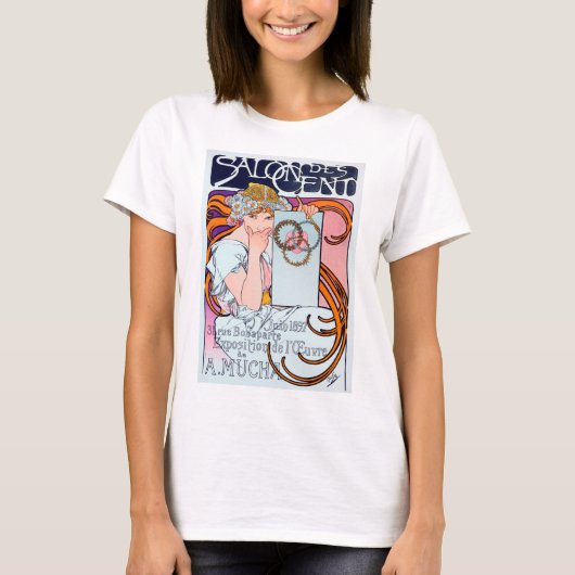Alphonse Mucha T-shirt (Voorkant)