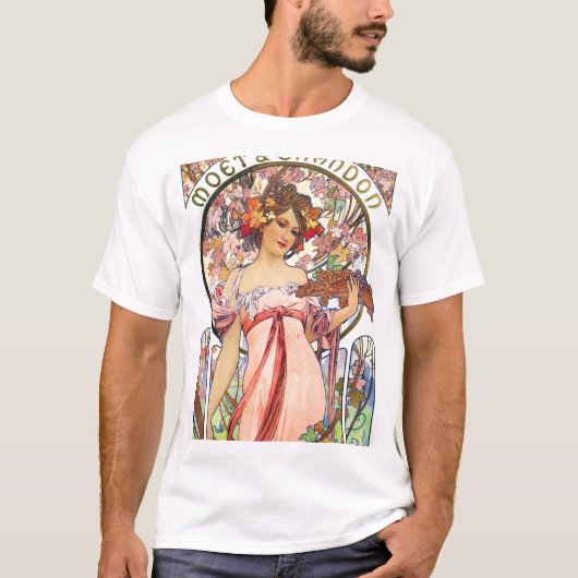Alphonse Mucha T-shirt (Voorkant)