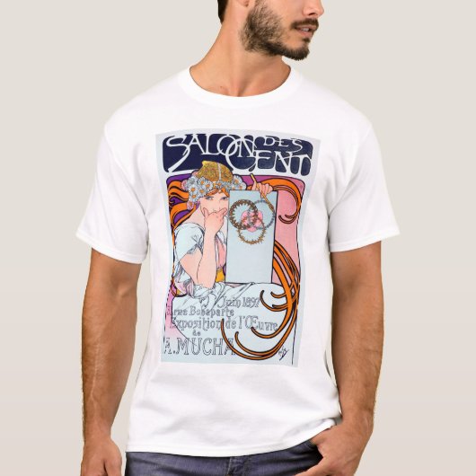 Alphonse Mucha T-shirt (Voorkant)
