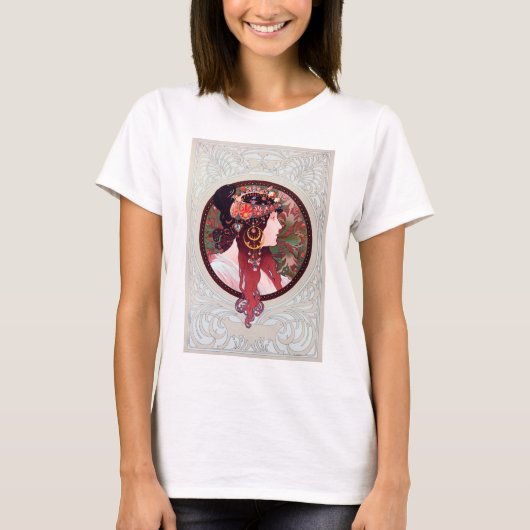 Alphonse Mucha T-shirt (Voorkant)