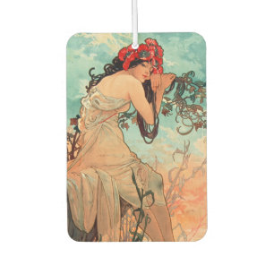 Alphonse Mucha, The Seasons, Summer (1896) Luchtverfrisser