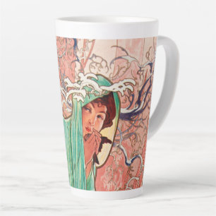 Alphonse Mucha, The Seasons, Winter (1896) Latte Mok