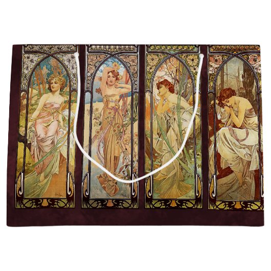 Alphonse Mucha, The Times of the Day Groot Cadeauzakje (Voorkant)