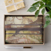 Alphonse Mucha, The Times of the Day Tissuepapier (Geschenk)