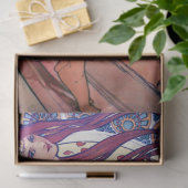 Alphonse Mucha Tissuepapier (Geschenk)