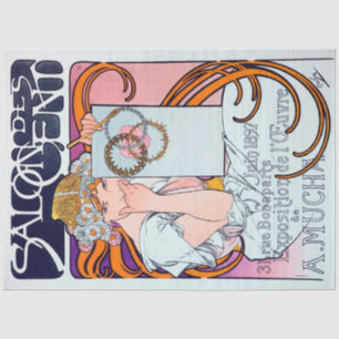 Alphonse Mucha Tissuepapier