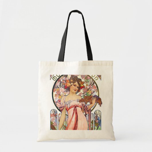 Alphonse Mucha Tote Bag (Voorkant)