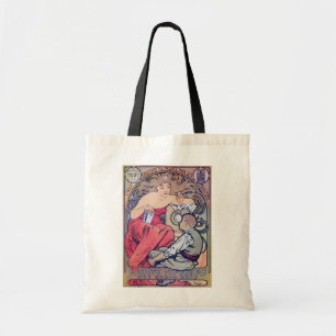 Alphonse Mucha Tote Bag