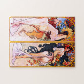 Alphonse Mucha - Vier seizoenen Legpuzzel (Horizontaal)