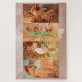 Alphonse Mucha, Vier seizoenen Legpuzzel (Verticaal)